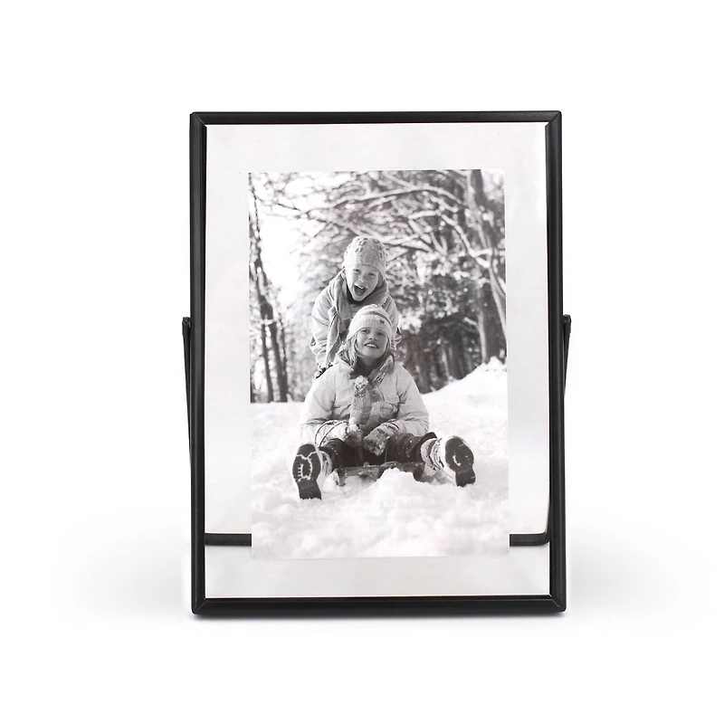 5" x 7" Metal Easel Tabletop Float Frame by Studio Décor