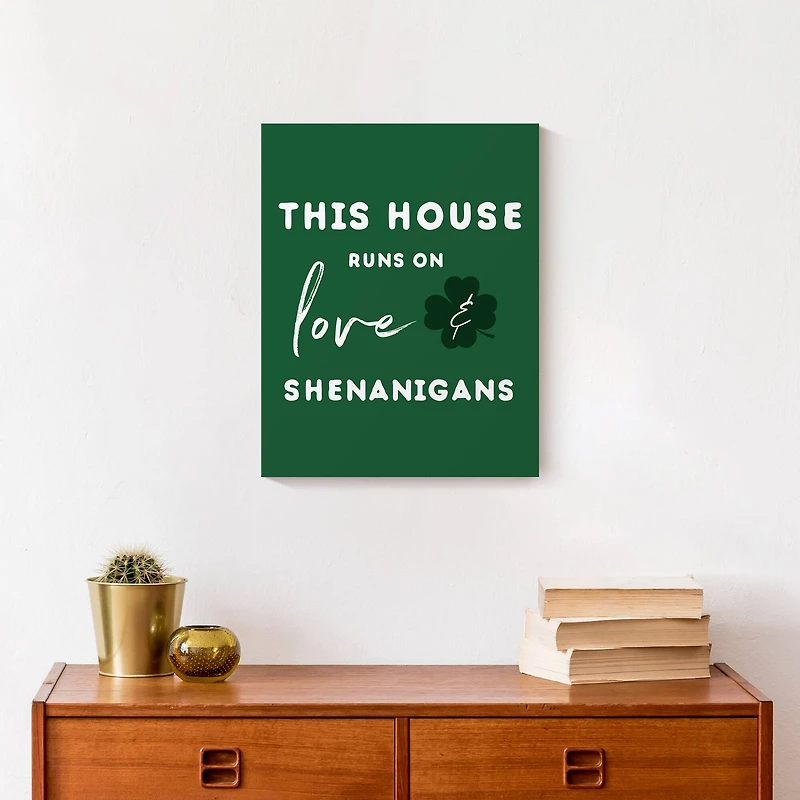 Love and Shenanigans 11" x 14" Canvas Wall Art