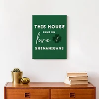 Love and Shenanigans 11" x 14" Canvas Wall Art