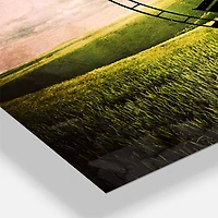 Designart Global Warming Traditional 3 Panel Wall Clock