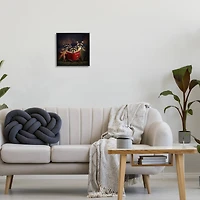 Stupell Industries Fun Raccoon Trio Reading Book Framed Giclee Art