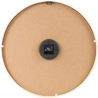 23.5" Natural Brown & Cream Tree Wall Clock