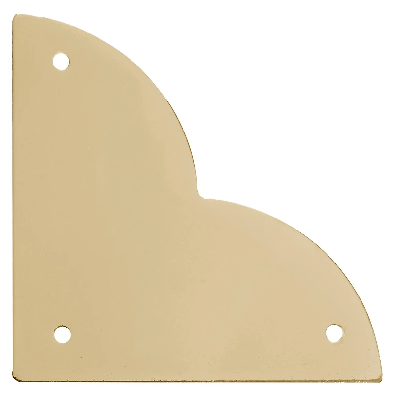 Dritz Home® Large Brass Smooth Quatrefoil Corners, 4ct.
