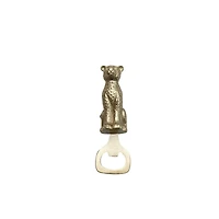 Hello Honey® Gold Antique-Style Cheetah Bottle Opener
