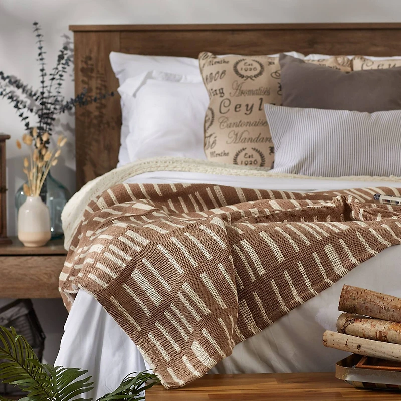 DII® Stone Urban Jacquard Throw