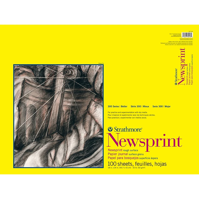 Strathmore® 300 Series Newsprint Paper Pad