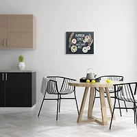 Stupell Industries Pumpkin Spice Everything Nice Phrase Autumn Harvest Feathers Canvas Wall Art