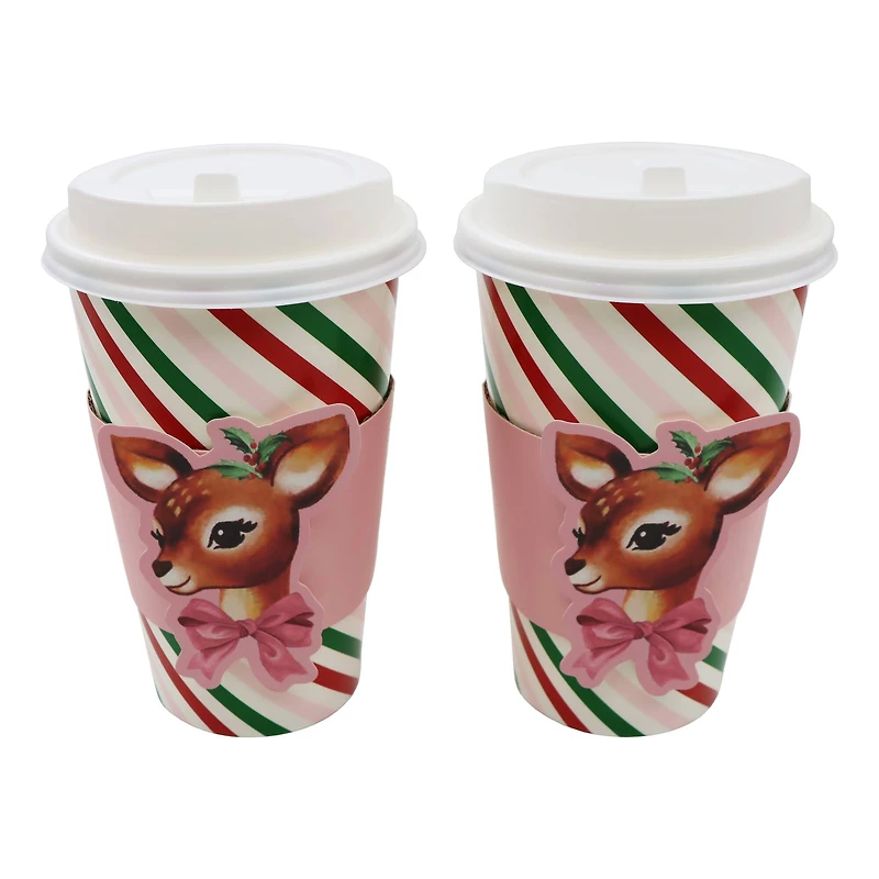 16oz. Deer Paper Cup Set by Celebrate It™