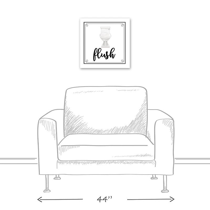 Flush 16" x 16" Canvas Wall Art