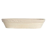 Hello Honey® 13.75" Chic White Oval Rattan Tray