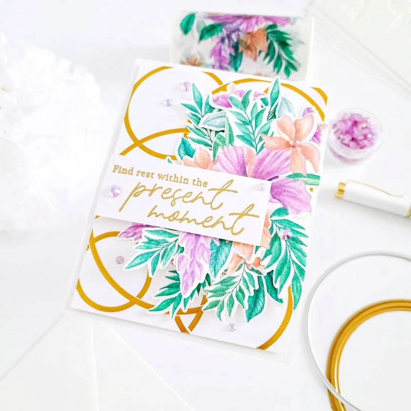 Pinkfresh Studio Hibiscus Washi Tape