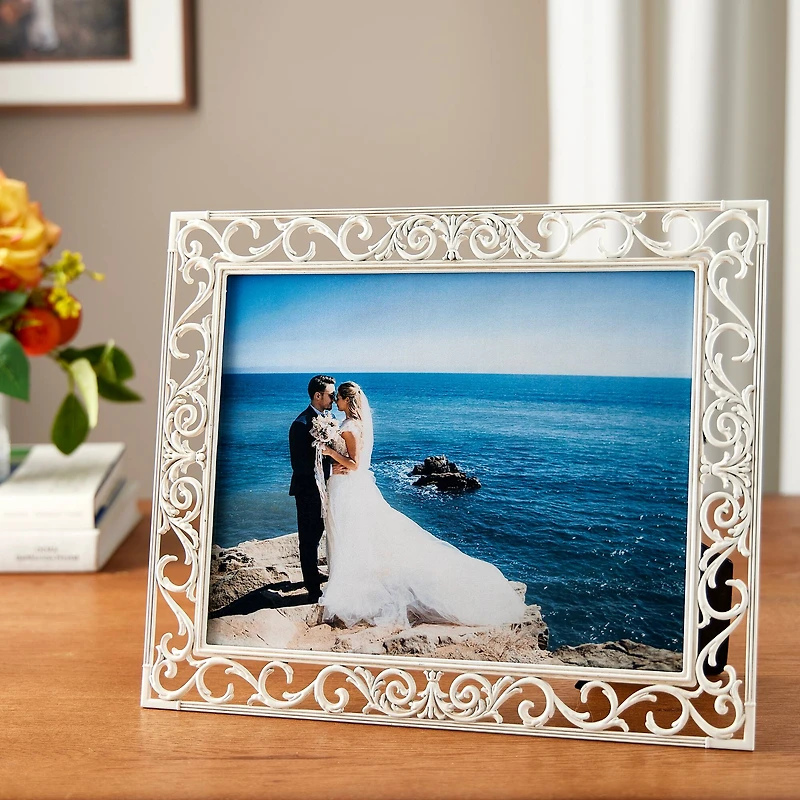 Expressions™ Antique White Vine Frame by Studio Décor®