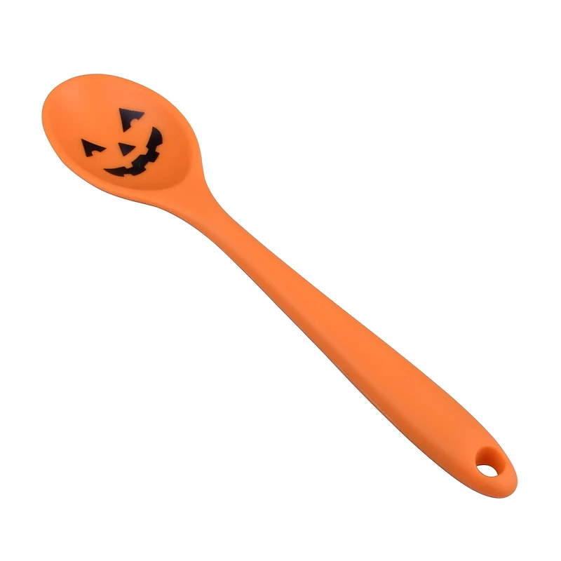 Mini Orange Jack-o'-Lantern Silicone Spoon by Makery™