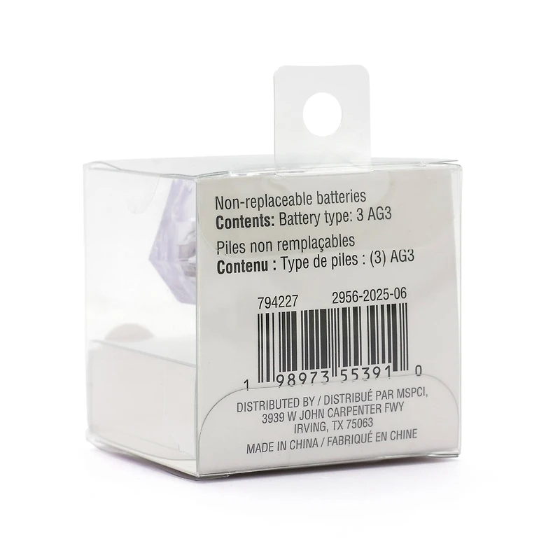 2" Purple Light-Up Ring by Celebrate It™