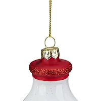 4.5" Farm Fresh Milk Glass Bottle Ornament