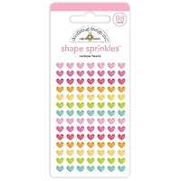 Doodlebug Design Inc.™ Adhesive Enamel Rainbow Hearts Shape Sprinkles™