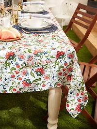 DII® Garden Floral Print Outdoor Tablecloth 60x84"