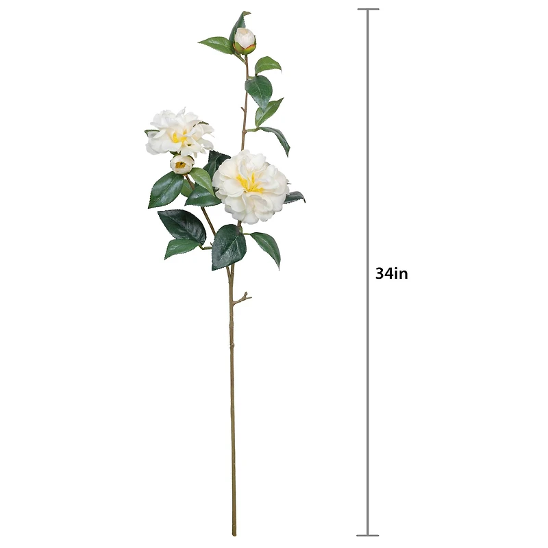 34" Camellia Spray Stem by Ashland