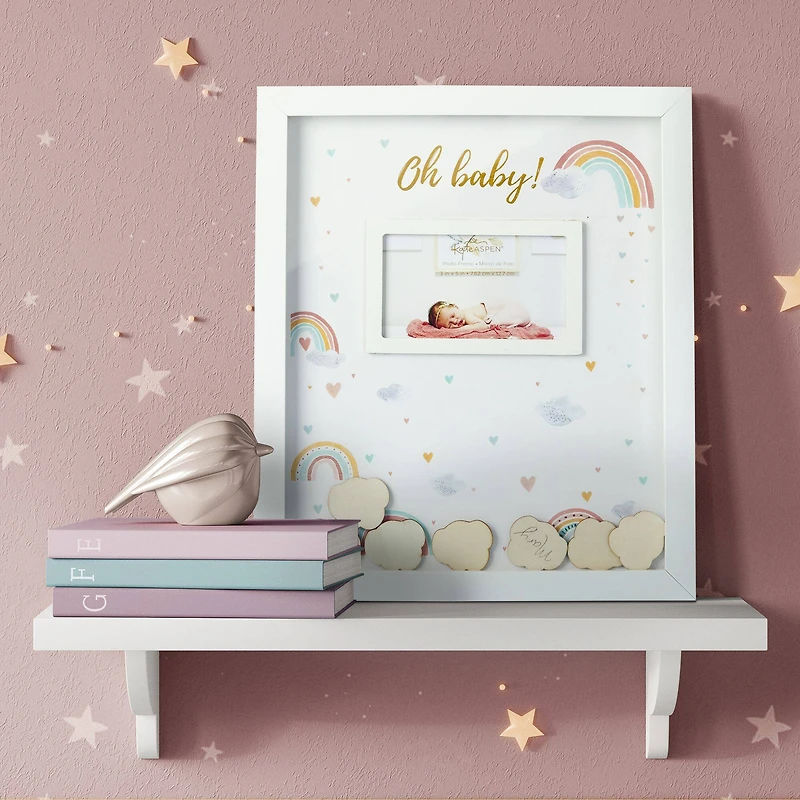 Kate Aspen Boho Rainbow Baby Shower Guest Book Alternative