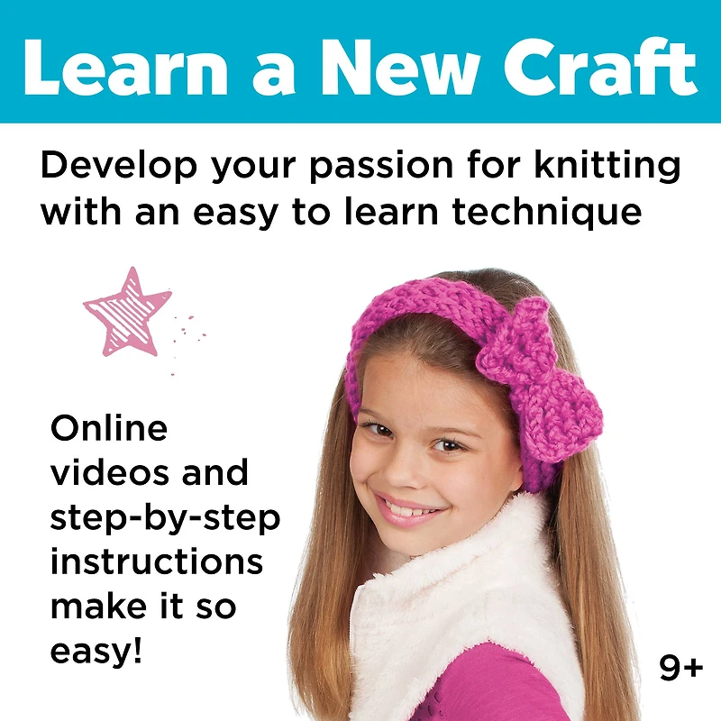 Creativity for Kids Quick Knit Headbands Kit