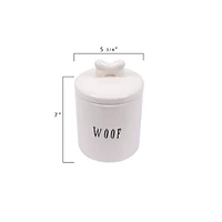 Hello Honey® 7'' Woof Jar with Bone Handle Lid