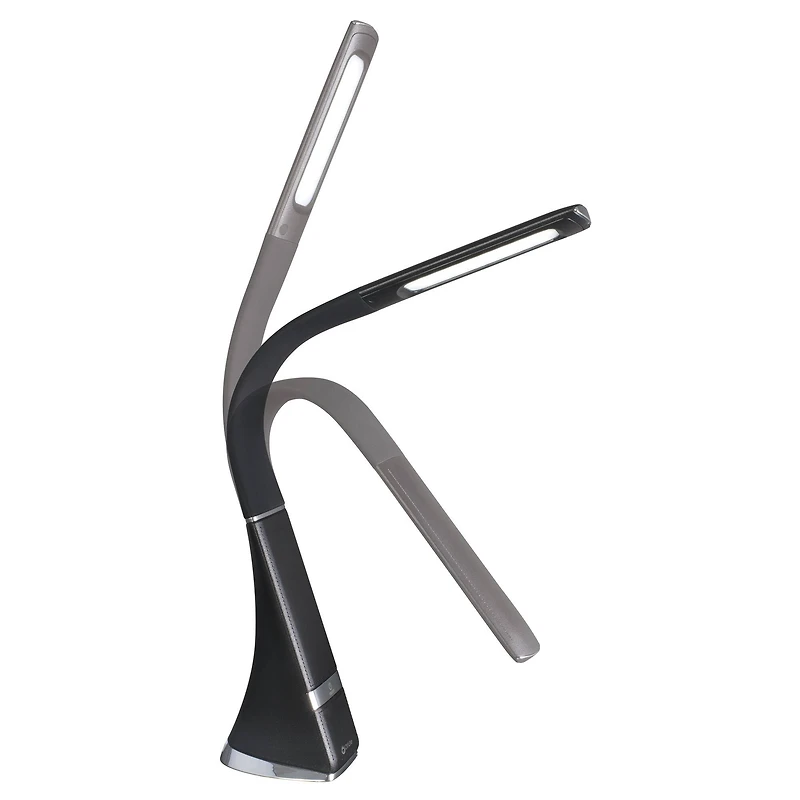 OttLite 16.5" Black LED Craft Anywhere Rechargeable Desk Lamp