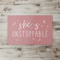 She Is Unstoppable 18" x 27" Floor Mat