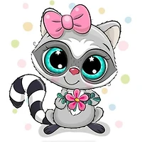 Crafting Spark Racoon Diamond Painting Kit