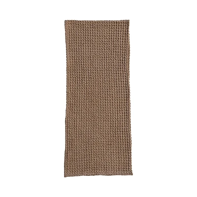 Hello Honey® 6ft. Brown Waffle Weave Cotton Table Runner