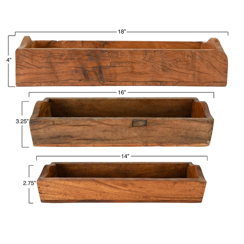 Hello Honey® Found Wood Boxes Set, 3ct.