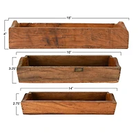 Hello Honey® Found Wood Boxes Set, 3ct.