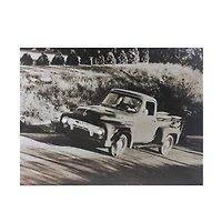 LED Older Model Ford Truck Canvas Wall Art