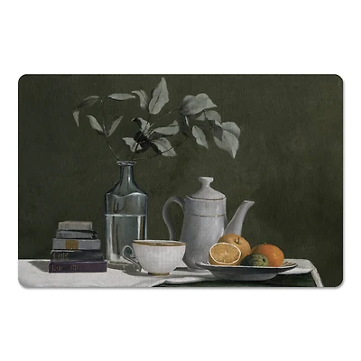 Antique Green Still Life 27" x 18" Floor Mat