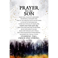 Prayer for my Son Plaque