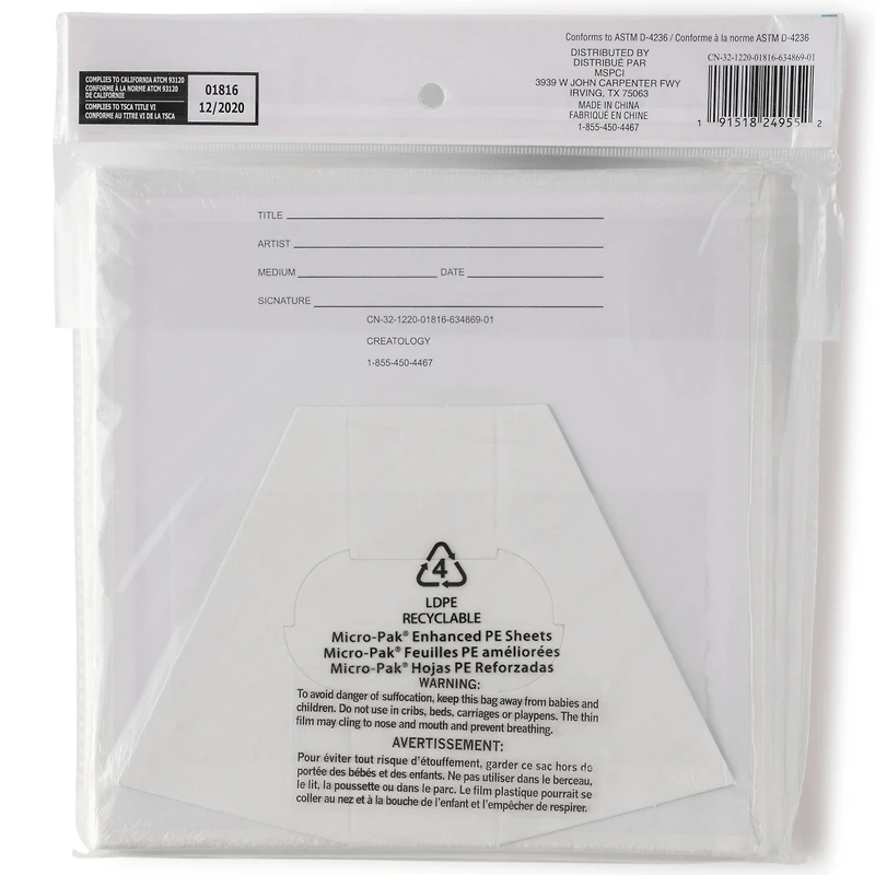 12 Packs: 5 ct. (60 total) 8" x 8" Canvas Panel by Creatology™