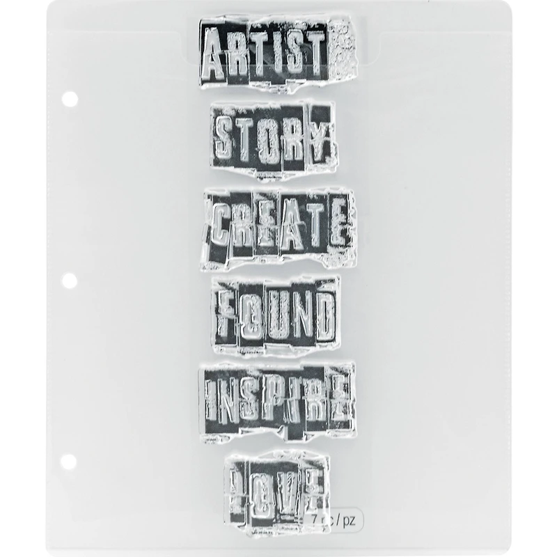 Tim Holtz Storage Studios Stamp Storage Binder Refills, 8ct.