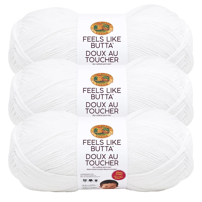 3 Pack Lion Brand® Feels Like Butta™ Yarn