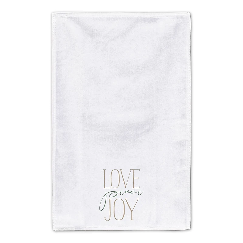 Love Peace & Joy Tea Towel Set