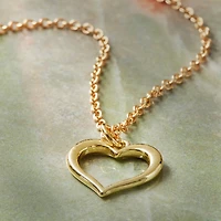 Charmalong™ 14K Gold Open Heart Charm by Bead Landing™