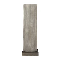 The Novogratz Brown MGO Contemporary Garden Sculpture, 10" x 10" x 10"