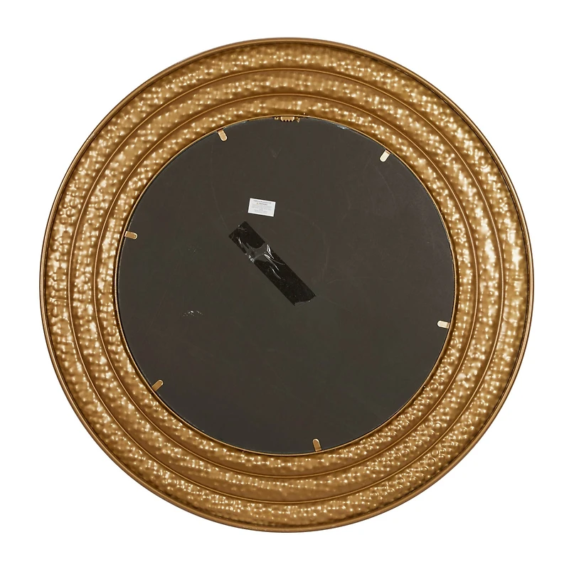 39" Gold Glam Metal Wall Mirror