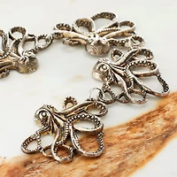 12 Packs: 4 ct. (48 total)  Silver Octopus Metal Connectors, 43mm by Bead Landing™