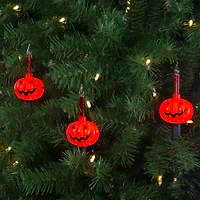 7ct. Jack O' Lantern Halloween Bubble Lights