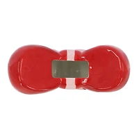 8" Pink Stripe Bow Ceramic Container by Ashland®