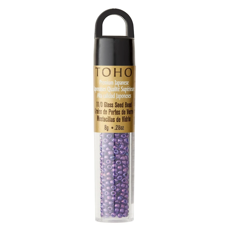 12 Pack: Toho® 11/0 Purple Metallic Japanese Glass Seed Beads