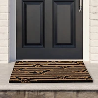 Natural Coir Flying Bats Halloween Doormat