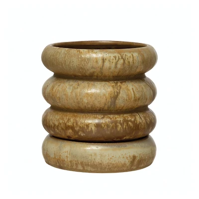 Hello Honey® 5'' Stoneware Planter with Saucer