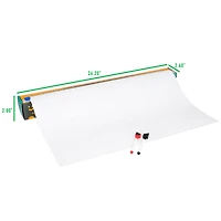 Mind Reader Adhesive Whiteboard Decal Paper Set