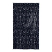 Navy & White Geometric Diamond Tablecloth