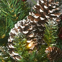 33" Pre-Lit Frosted Berry Urn Filler